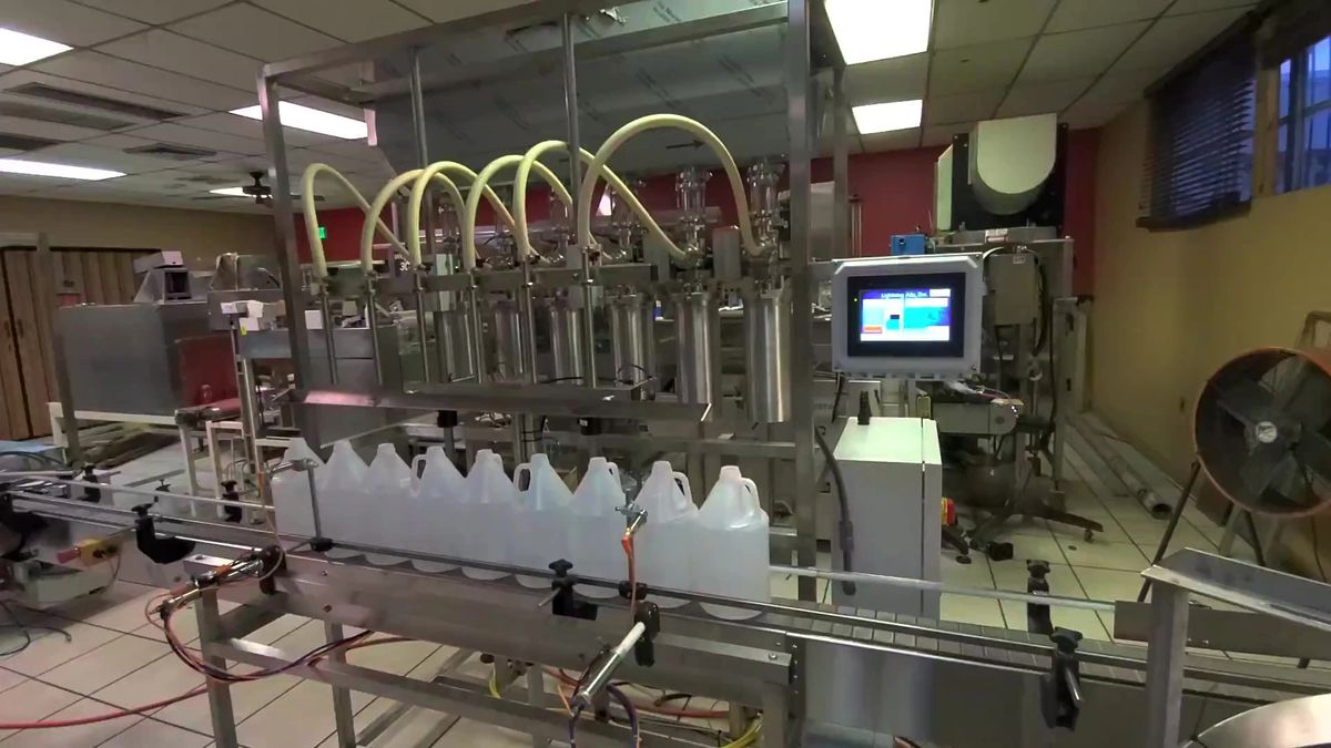 LAI 6 HEAD PISTON FILLER WITH DRIP TRAY Starting from